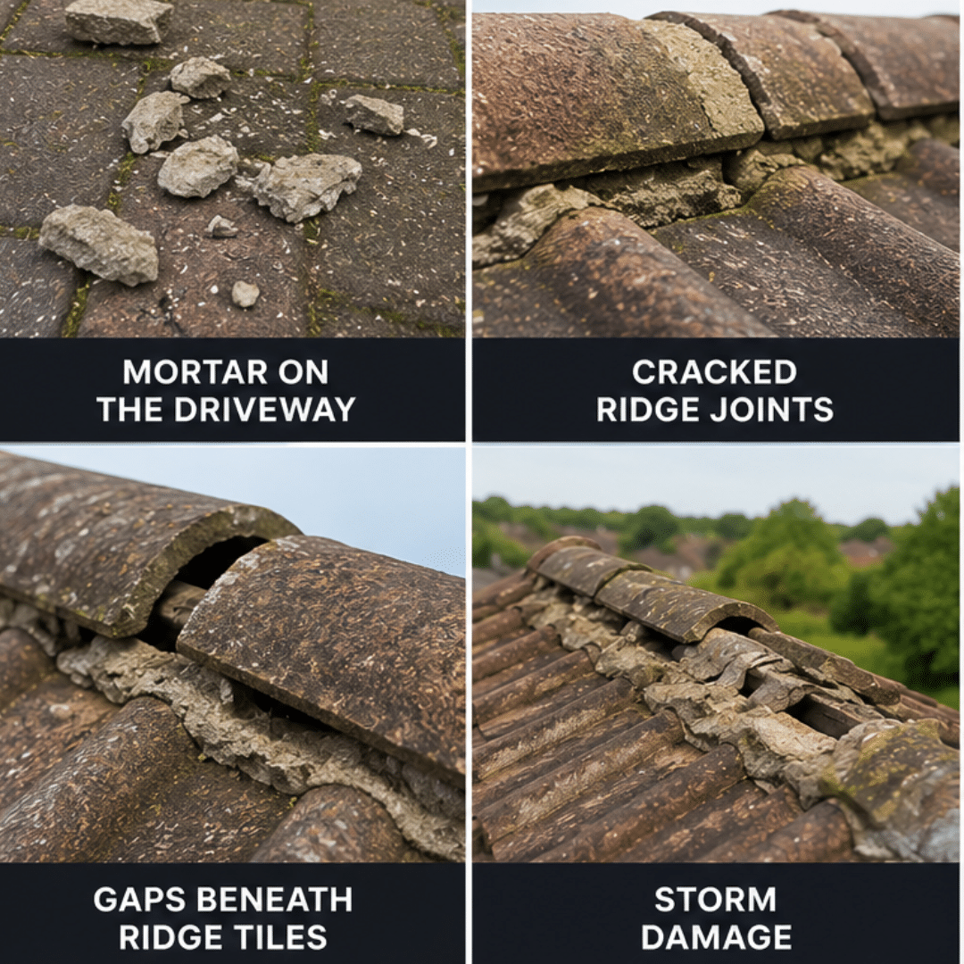 Roof Repairs Iwade - Signs Your Ridge Tiles May Need Repair
