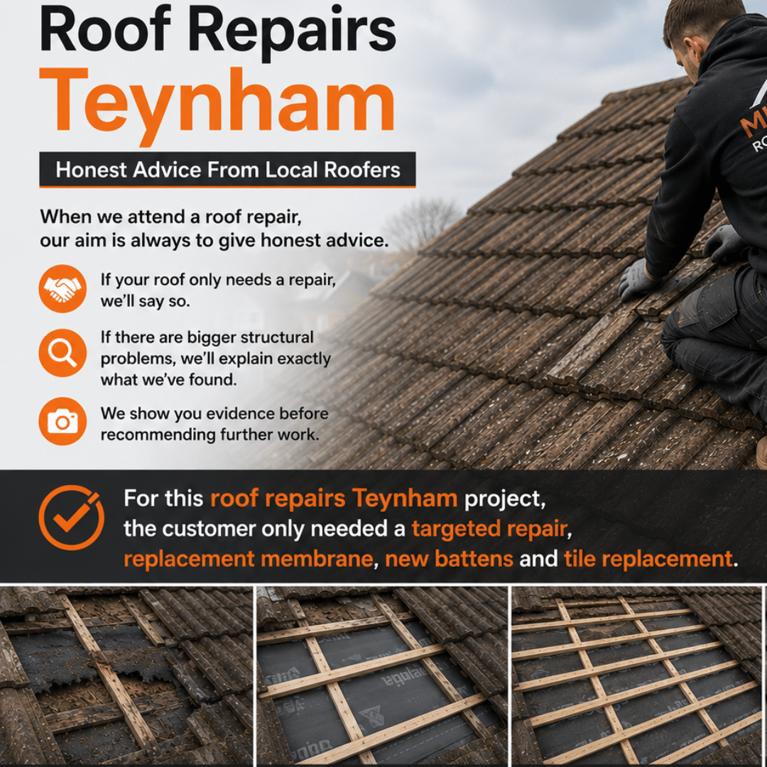 Roof Repairs Teynham – Honest Advice From Local Roofers